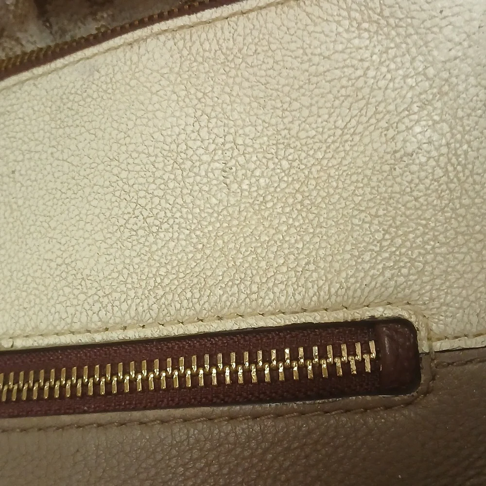 Kate Spade Tan and Cream And Brown  Crossbody Bag 9.5